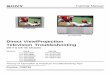 Training Manual - ePanorama · Training Manual Course: C31P15 Direct View/Projection Television Troubleshooting DA-4 & DA-4X Chassis Models: DA-4 DA-4X KV-32HS500 KP-57WV600