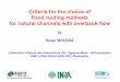 Criteria for the choice of flood routing methods for ...levis.sggw.waw.pl/wethydro/contents/ws3/moussa.pdf · Criteria for the choice of flood routing methods for natural channels