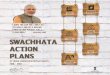Swachhata Ac i - swachhbharatmission.gov.in · Bharat, our own Union Ministries and Departments should deﬁ nitely be a part of the jan andolan. Guided by the Guided by the PM's
