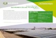 NARONGO SOLAR P PROJECT - ecreee.org · re lagship Proects in the ecoaS Region NARONGO SOLAR P PROJECT Ghana Background The 2.5 MWp Navrongo solar PV project was the first utility-scale
