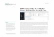 HPE Security ArcSight User Behavior Analytics · Data eet Page 2 HPE ArcSight UBA enables detection of advanced user- and entity-based threats, and when used in conjunction with the
