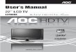 22” LCD TV - static.highspeedbackbone.netstatic.highspeedbackbone.net/pdf/L22H998.pdf · DIGITAL TELEVISION TRANSITION NOTICE This device contains a digital television tuner, so