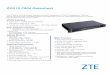 ZXA10 F804 Datasheet - Baltic Networks · ZXA10 F804 Datasheet ZXA10 F804 is a GPON Multiple Dwelling Unit (MDU) designed for FTTB/FTTO applications. F804 can provide HSI/Video/Voip