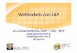 WebSocketscon ZAP - OWASP · Ajax (Polling) Petición 2 Respuesta 2 Petición 3 Respuesta 3 Petición N Respuesta N En XMLHttpRequest(XHR)en realizan peticiones HTTP y los datos son