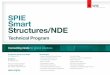 SPIE Smart Structures/NDEspie.org/Documents/ConferencesExhibitions/SSNDE11-final-L.pdf · Connecting minds for global solutions SPIE Smart Structures/NDE Technical Program Technologies
