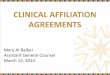 CLINICAL AFFILIATION AGREEMENTS - minnstate.edu · to the Facility if his/her background study documents ineligibility to have direct contact with Facility's patients or residents