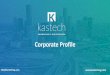 Corporate Profile - kastechssg.com · Obtain baseline performance profile for the PeopleSoft systems by Identifying on-line stress points where application performance degrades to