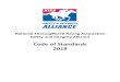 Code of Standards 2018 - ntra.com · specifically identified standards according to a specified timetable in order to attain Full Accreditation. Provisional Accreditation Pending
