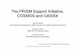 The PRISM Support Initiative, COSMOS and OASIS4netfam.fmi.fi/Integ07/redler_prese.pdf · COST-728/NetFAM Workshop 21-23 May 2007 Copenhagen The PRISM Support Initiative, COSMOS and