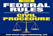 FEDERAL RULES OF CIVIL PROCEDURE 2018 - Gulf Coast Legal ... · FEDERAL RULES OF CIVIL PROCEDURE 2018 The goal of this large sized font edition of the Federal Rules of Civil Procedure1