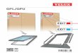 GPL/GPU - images.obi.de · installation instructions for gpl/gpu. ©2014, 2017 velux group ®velux and the velux logo are registered trademarks used under licence by the velux group