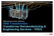 Transformer Retrofit and Engineering Support - TRES · Transformatoren bis 1200 MVA Elektrische- und akustische Teile. ntladungsmessung und -ortung Messung der Leerlaufverluste an