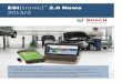 ESI[tronic] 2.0 News - Bosch Diagnostics · the Bosch Mastertech VCI using the J2534 interface Expansion of OEM application program coverage In addition to supporting aftermarket