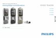 - Philips Dictation | Philips · a ON/OFF switch / HOLD (keypad lock) b Slot for memory card (microSD card) c Microphone d DVT6000 – DVT8000: Zoom microphone e Status LED: Red –