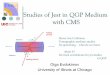 Studies of Jest in QGP Medium with CMS · Studies of Jest in QGP Medium with CMS hadrons q q hadrons leading particle leading particle Olga Evdokimov University of Illinois at Chicago