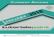 Current Affairs - January 2018 - Tutorials Point · Current Affairs – January 2018 i Current Affairs ─ January 2018 This is a guide to provide you a precise summary and a huge