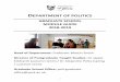 DEPARTMENT OF POLITICS - york.ac.uk School... · Politics of the Poor Dr Indrajit Roy 20 POL00088M Option Principles of Policy Advice Dr Eva Heims 20 POL00081M Option Public Management
