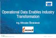 Operational Data Enables Industry Transformation · Operational Data Enables Industry Transformation Ing. Miroslav Škrabánek 1 . #PIWorld ©2019 OSIsoft, LLC Mondi group - Broad