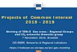 Projects of Common Interest 2018 - 2019 Regional Meetings... · Energy Projects of Common Interest 2018 - 2019 . Meeting of TEN-E Gas cross -Regional Groups and . 𝐂𝐂𝐂𝐂
