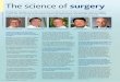 The science of surgery - health.ucdavis.edu · other novel resuscitation fluids. Our research programme on burns is among the best in the world and features major prospective clinical