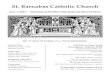 St. Barnabas Catholic Church - stbbhm.files.wordpress.com · St. Barnabas Catholic Church June 7, 2015 — Solemnity of the Most Holy Body and Blood of Christ Rev. Fr. Bryan W. Jerabek,