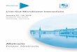 Abstracts Poster Abstracts - falk-foundation-symposia.org · Workshop Liver-Gut-Microbiome Interactions January 25 – 26, 2018 Radisson Blu Hotel Hamburg, Germany Abstracts/Poster