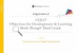 Objectives for Development & Learning: Birth Through Third ... Alignment of WITH GOLD® Objectives for Development & Learning: Birth Through Third Grade