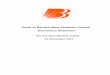 Bank of Baroda (New Zealand) Limited Disclosure Statement · The Bank was incorporated on 27 May 2008 under the Companies Act 1993 as Baroda (New Zealand) Limited and changed its