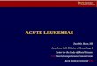 ACUTE LEUKEMIAS · TRM and Drug Resistance Estey EH. Haematologica. 2011;96:795-798. Risk of Resistance Risk of Therapy-Related Toxicity HIGH HIGH LOW LOW Standard Investigational