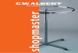 Die Metall Manufaktur shopmaster - cwalbert.de · 2 merchandise bars, curved 2 extension arms, inclined, 450 mm long Separately height adjustable Merchandise bars, oval tube 35 x
