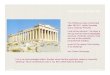 Classical Doric architecture - Michigan State University · Classical Doric architecture The Parthenon was constructed after 480 B.C. (while Socrates was a child) by Pericles Look