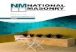 Price List - National Masonry Concrete Blocks, Bricks ... · Concrete Blocks, Bricks, Pavers and Retaining Wall products supplied by National Masonry are manufactured using raw materials
