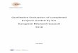 Qualitative Evaluation of completed Projects funded by the ... · This section contains the general results of the exercise: Section 3.1 presents the overall assessment of projects,
