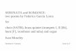 SERENATA and ROMANCE: two poems by Federico García Lorca ... fileSERENATA and ROMANCE: two poems by Federico García Lorca for choir (SATB), brass quintet (trumpets I, II [Bb], horn