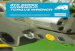 RTX SERIES HYDRAULIC TORQUE WRENCH - Atlas Copco · RTX SERIES HYDRAULIC TORQUE WRENCH Used worldwide for low clearance applications due to its combination of powerful torque output