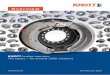 Overview - KNOTT GmbH · lower surface), over which the frictional force of the leading brake shoe is transmitted to the trailing brake shoe. This design allows and ensures low operating
