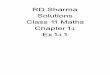 RD Sharma Solutions Class 11 Maths Chapter 14 Ex 14 file3/11/2018 RD Sharma Class 11 Solutions Chapter 14 Quadratic Equations - Mycollegebag  