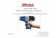a50 and z50 Thermal Image Camera - Amazon S3 · 1 a50 and z50 Thermal Image Camera User Manual WD1055 Rev F Wahl Instruments Inc. 234 Old Weaverville Road Asheville, NC 28804 Toll