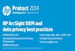 HP ArcSight SIEM and data privacy best practicesh41382. · HP ArcSight . HP ArcSight . Connector . HP. ArcSight . Destination specific obfuscation. search • Only obfuscated events