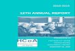 12TH ANNUAL REPORT - coahamilton.s3.amazonaws.com · of isolated older adults in Hamilton (during the 3-year project) and many lives were positively impacted. It is recommended that