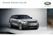 RANGE ROVER VELAR · Range Rover Velar‘s drive is supremely confident, connected and effortlessly delivered thanks to a carefully engineered suite of technologies. Vehicle shown