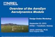 Overview of the AeroDyn Aerodynamics Module · Overview of the AeroDyn Aerodynamics Module Design Codes Workshop September 23, 2010. NTNU – Trondheim, Norway. Jason Jonkman, Ph.D