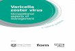 Varicella Guidelines cover - NHS Health at Work · Varicella zoster virus 1 Chickenpox (varicella) 1 Shingles (zoster) 1 Recent developments 1 2 Background 3 Epidemiology 3 Transmission