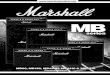 MB60 handbook aw - americanmusical.com · Español Bienvenida de Jim Marshall 7 Características del panel frontal 8 Características del Panel Trasero & Especificaciones Técnicas