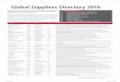 Global Suppliers Directory 2016 - bioenergyinternational.combioenergyinternational.com/.../3/2016/10/Global-Suppliers-Directory.pdf · g9: Chemical conversion (biodiesel, ethanol,