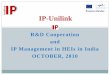 IP-Unilink fileTransportation System, Nano-Technology, Disaster Mitigation and Management Main International Cooperation Partner Countries United Kingdom, Sweden, Norway, Netherlands,