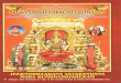 Temple Kumbabhishekam... · Parasakthi, the Primordial Mother, is seated as Lalitha Maha Tripu rasundari, on the peak of Maha Meru as Sripuravasini. Reclined on the Pancha Brahmakara
