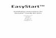 EasyStart - micro-air.com · A/C on a limited power source, such as a generator or inverter. The information contained in this manual can be used to install EasyStart on most Dometic