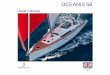 OCEANIS 58 MA 04F - sailingforever.com fileinstalled, the systems and tips on her operation and maintenance. Some of the equipment described in this manual may be optional. Your BENETEAU