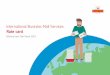 Royal Mail - International Business Mail Services rate ... · International Business Mail International Business Mail is a service with a range of sorting and delivery options which